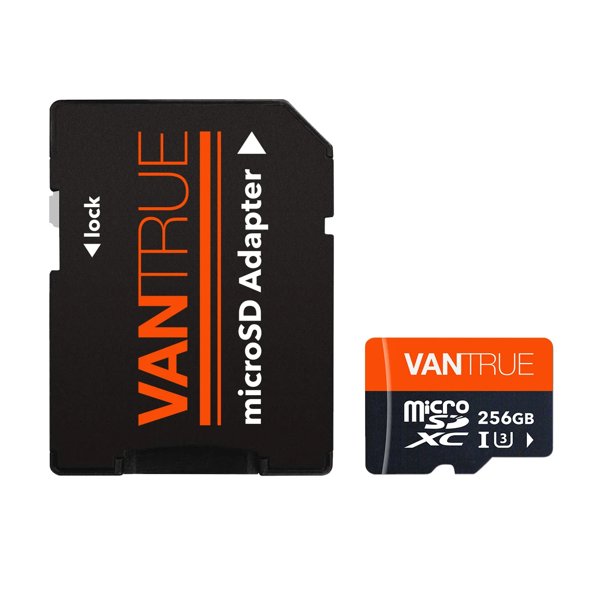 Vantrue 128G 256G U3 V30 Class 10 4K UHD Video High Speed Transfer TF SD Card Desgin for Car Dash Cam GPS navigation