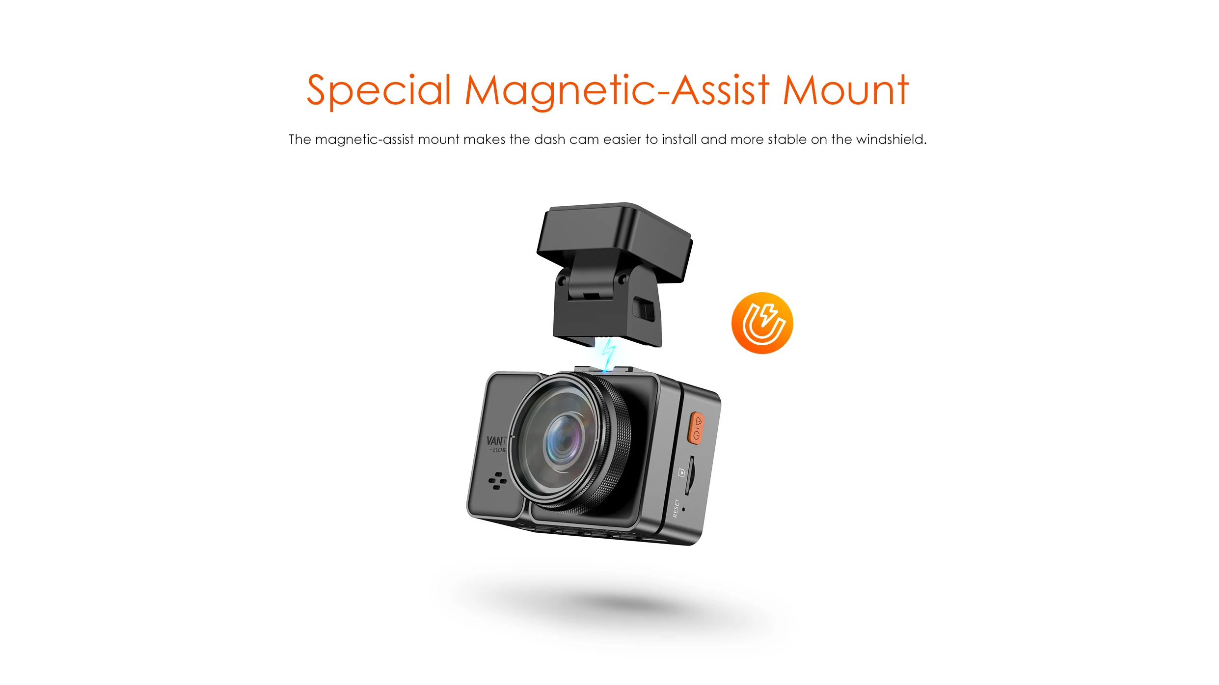 Vantrue E2 Car DVR 2.5K Front and Rear Dash cam for Car with 5G WiFi GPS Voice Control Black Box 1944P Car Recorders